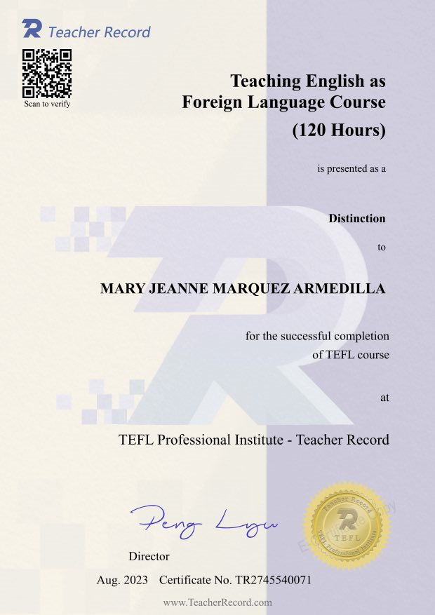 TEFL Certification