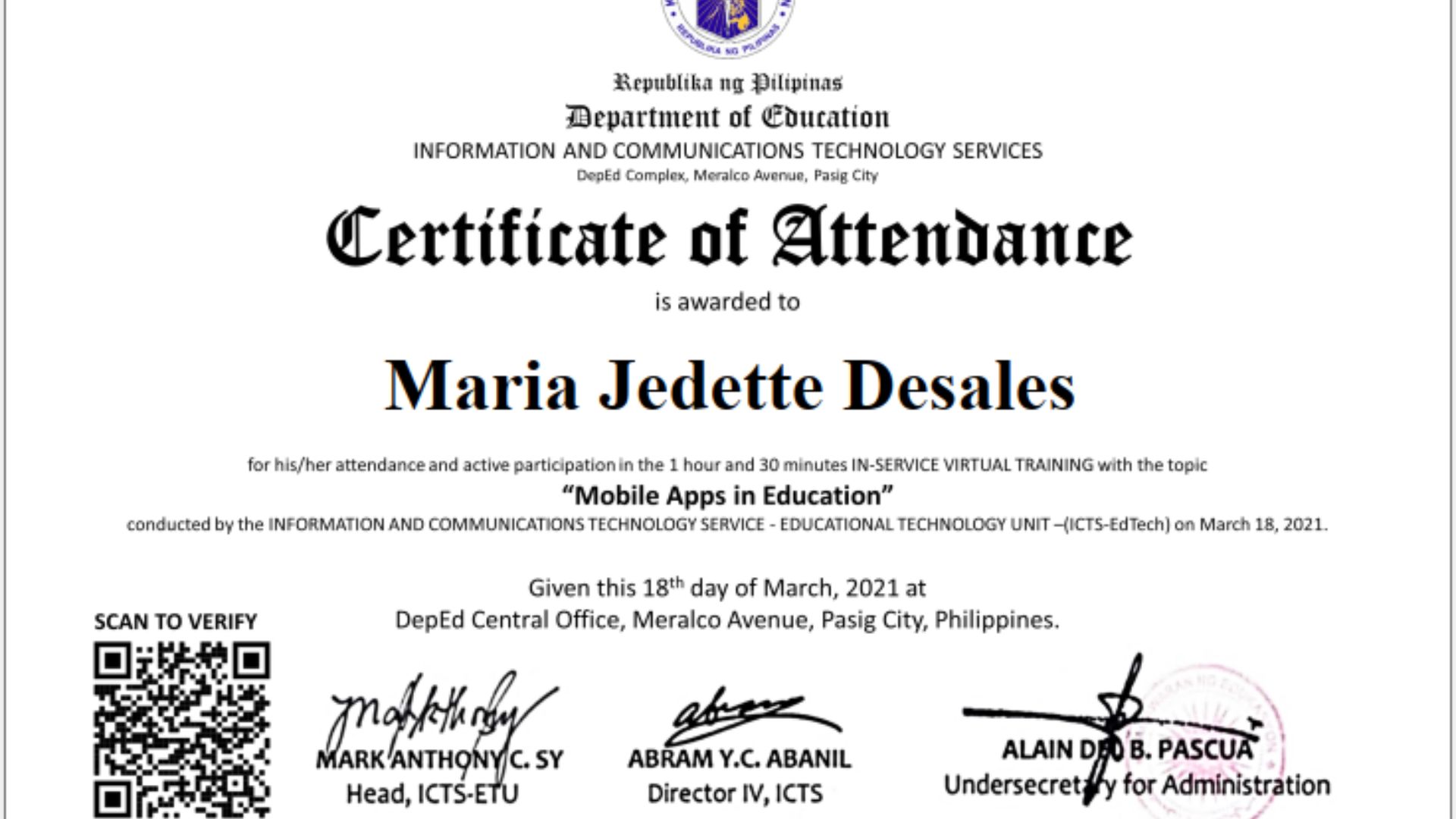 Mobile Apps Education