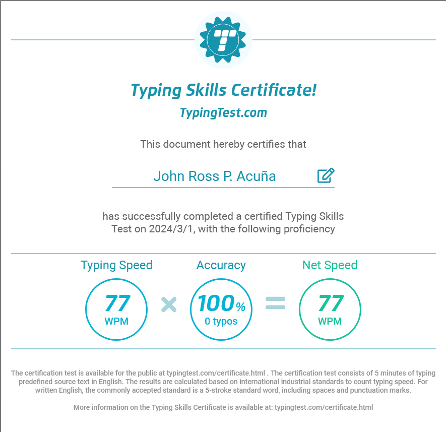 TypingTest