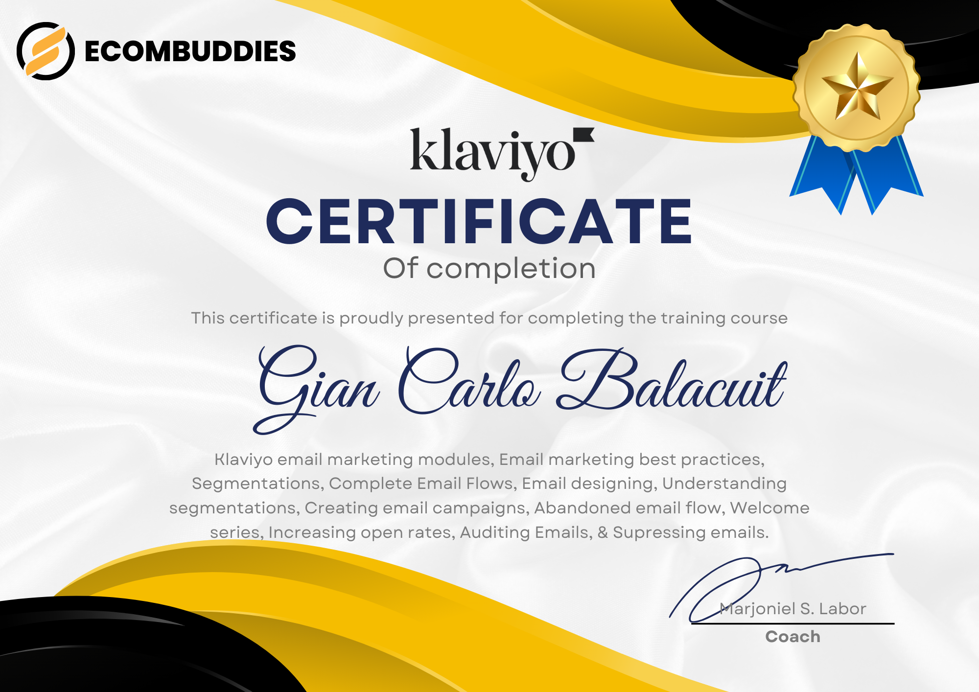 Email Marketing Klaviyo