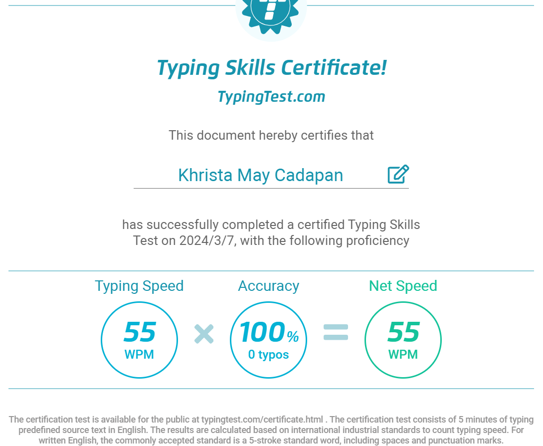 Typing Test