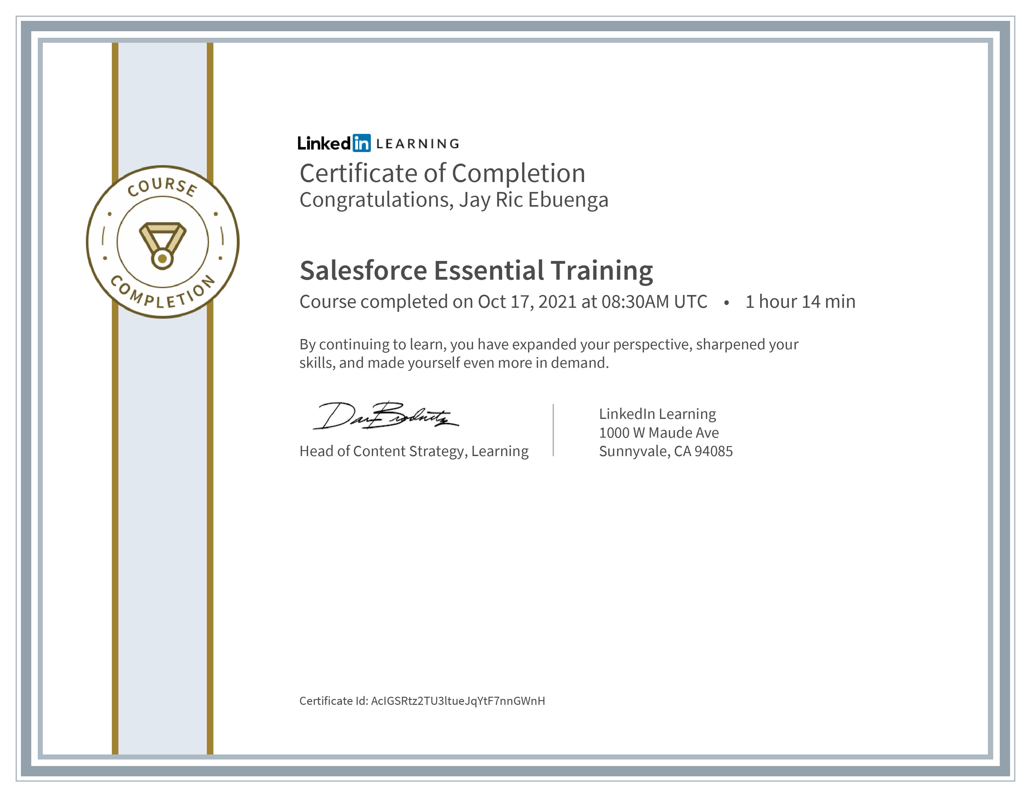 Salesforce Essential Training