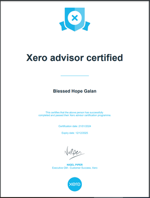 Xero Advisor Certificate