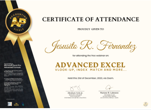 Advanced Excel