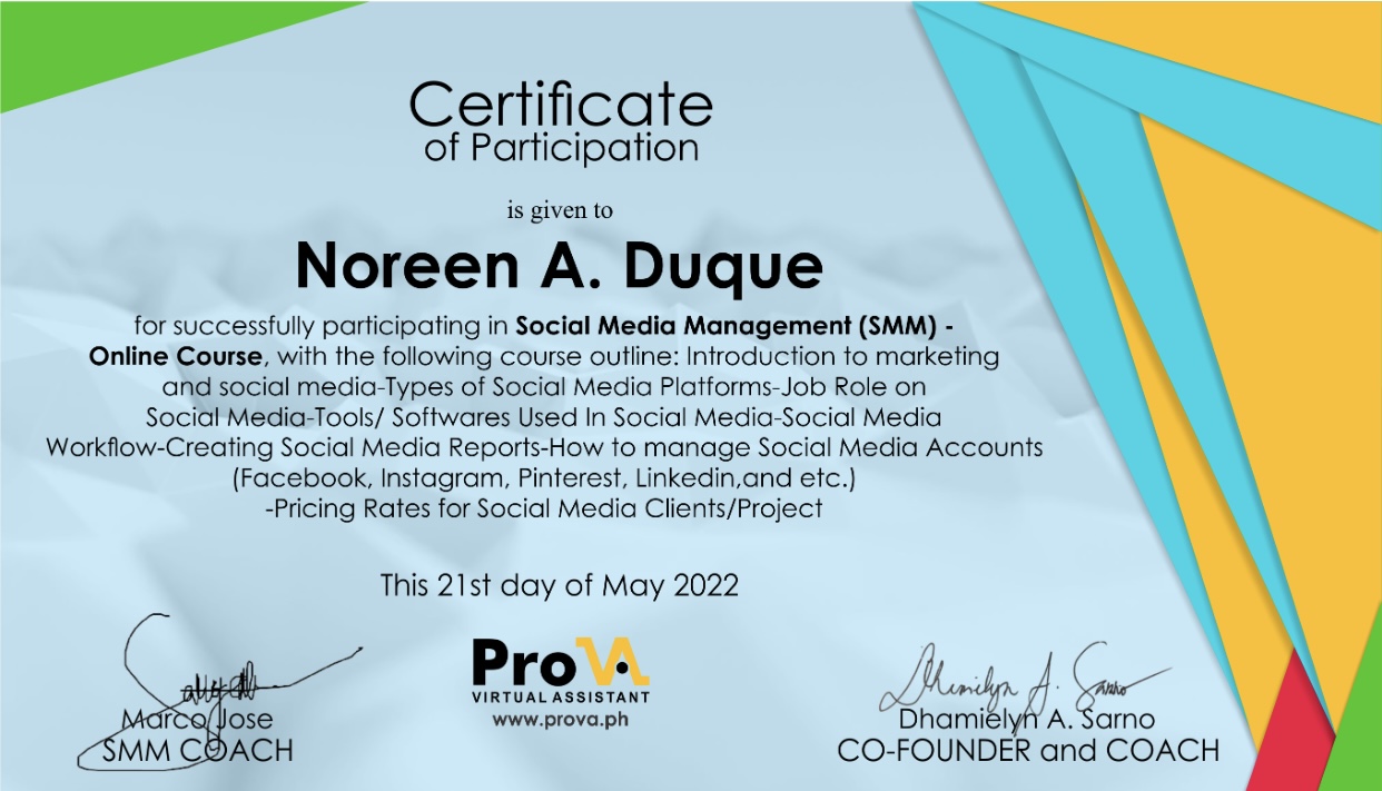 Social Media Management Course