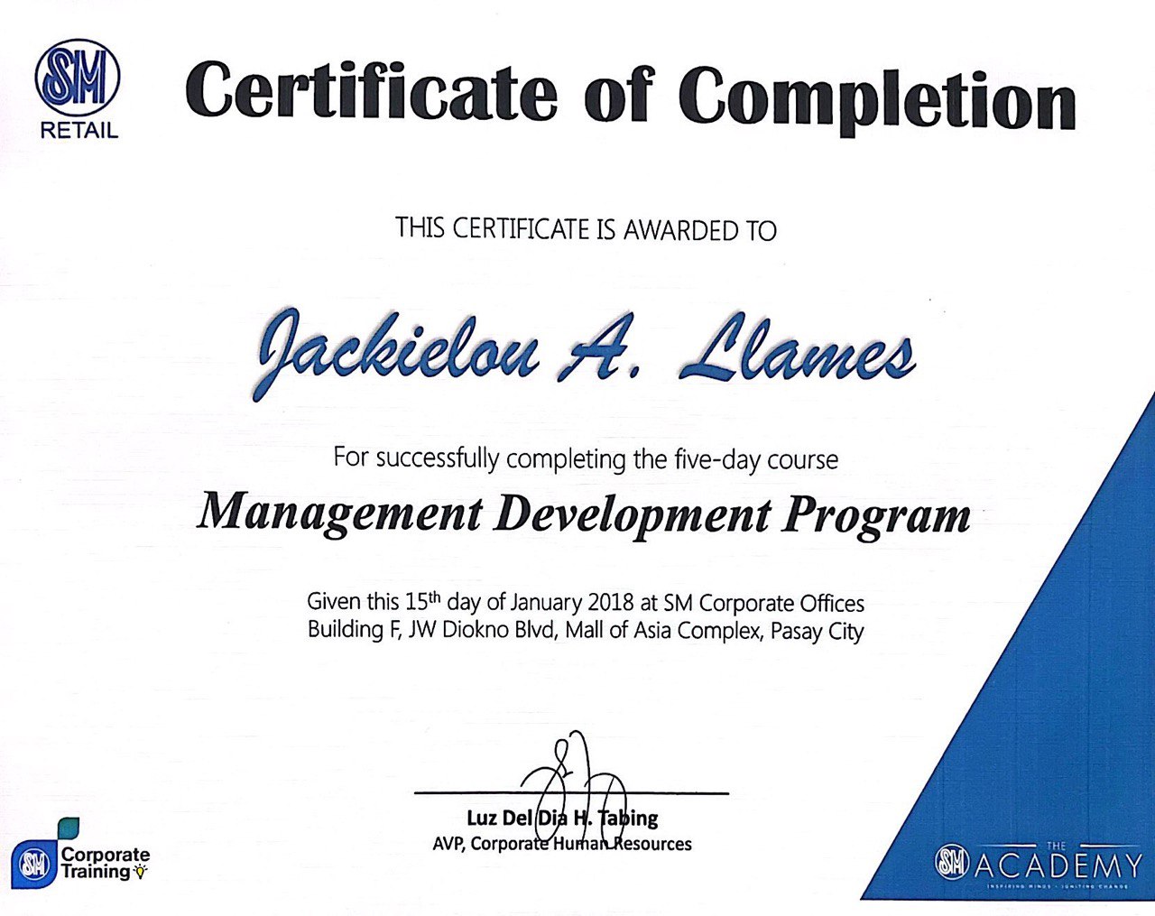 Management Development Program