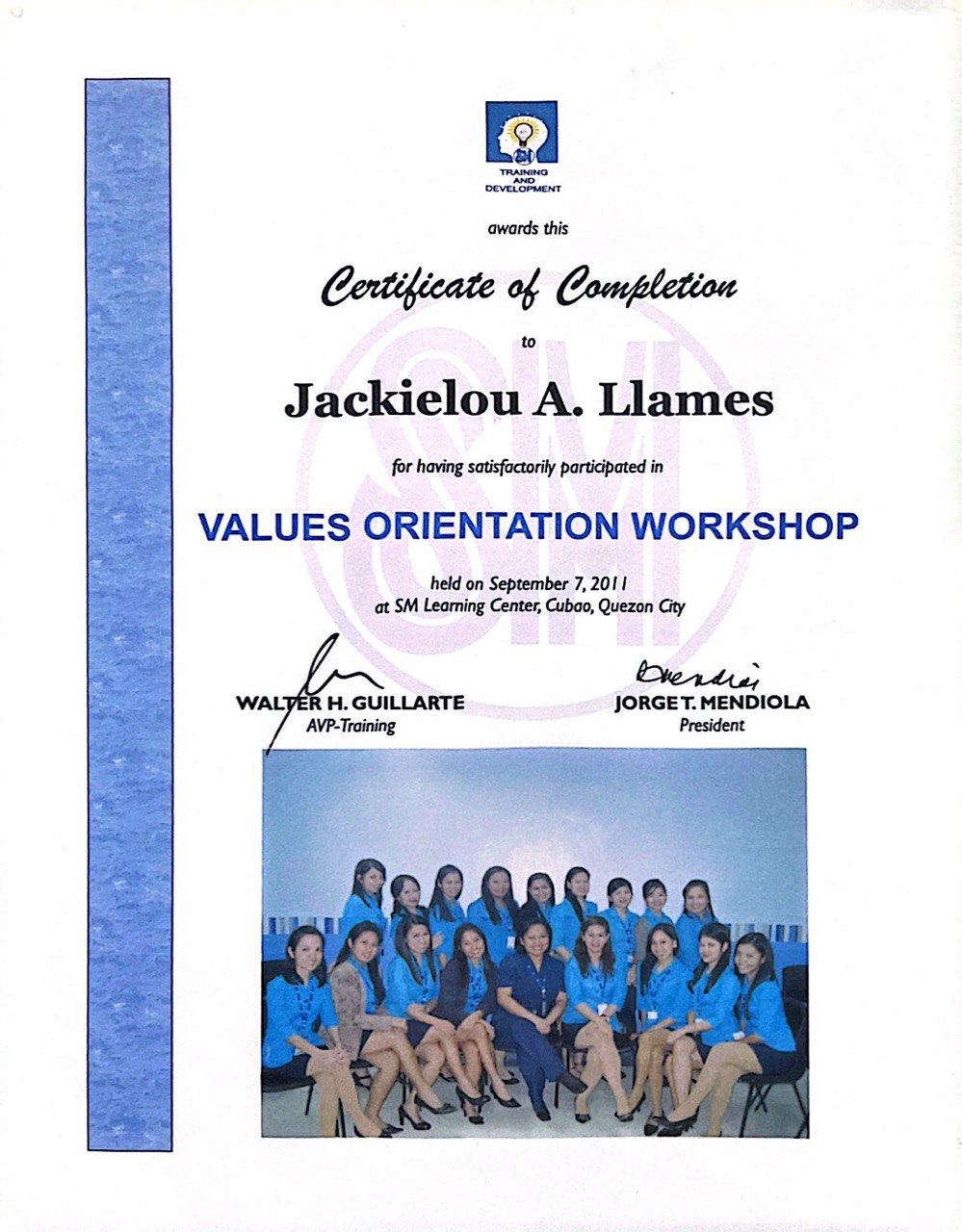 Values Orientation Workshop