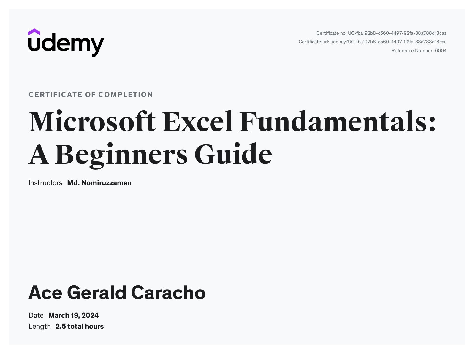 Microsoft Excel Fundamentals: A Beginners Guide