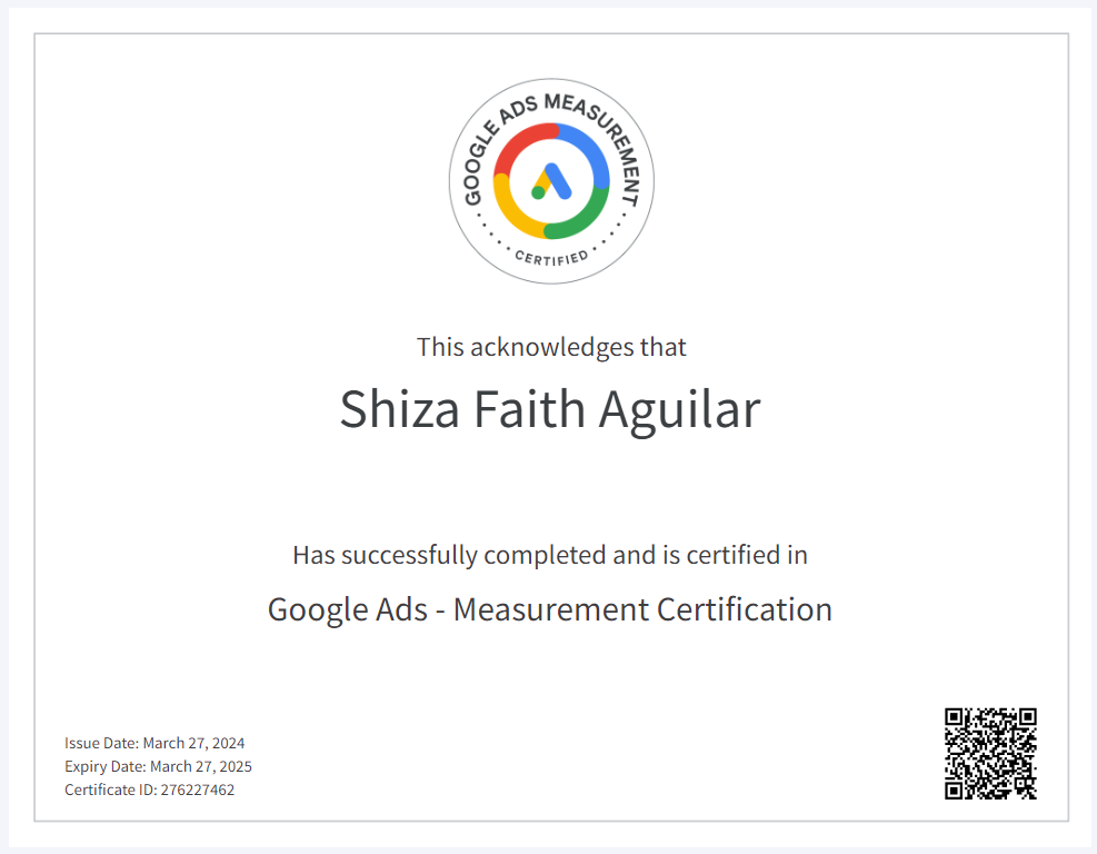 Google Ads Measurement Certification