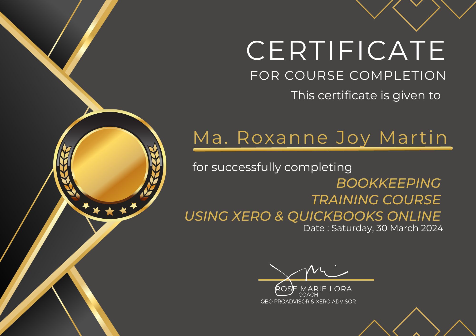 BOOKKEEPING TRAINING COURSE USING XERO & QUICKBOOKS ONLINE