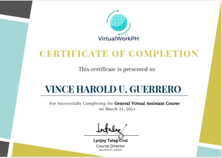 General Virtual Assistant Course