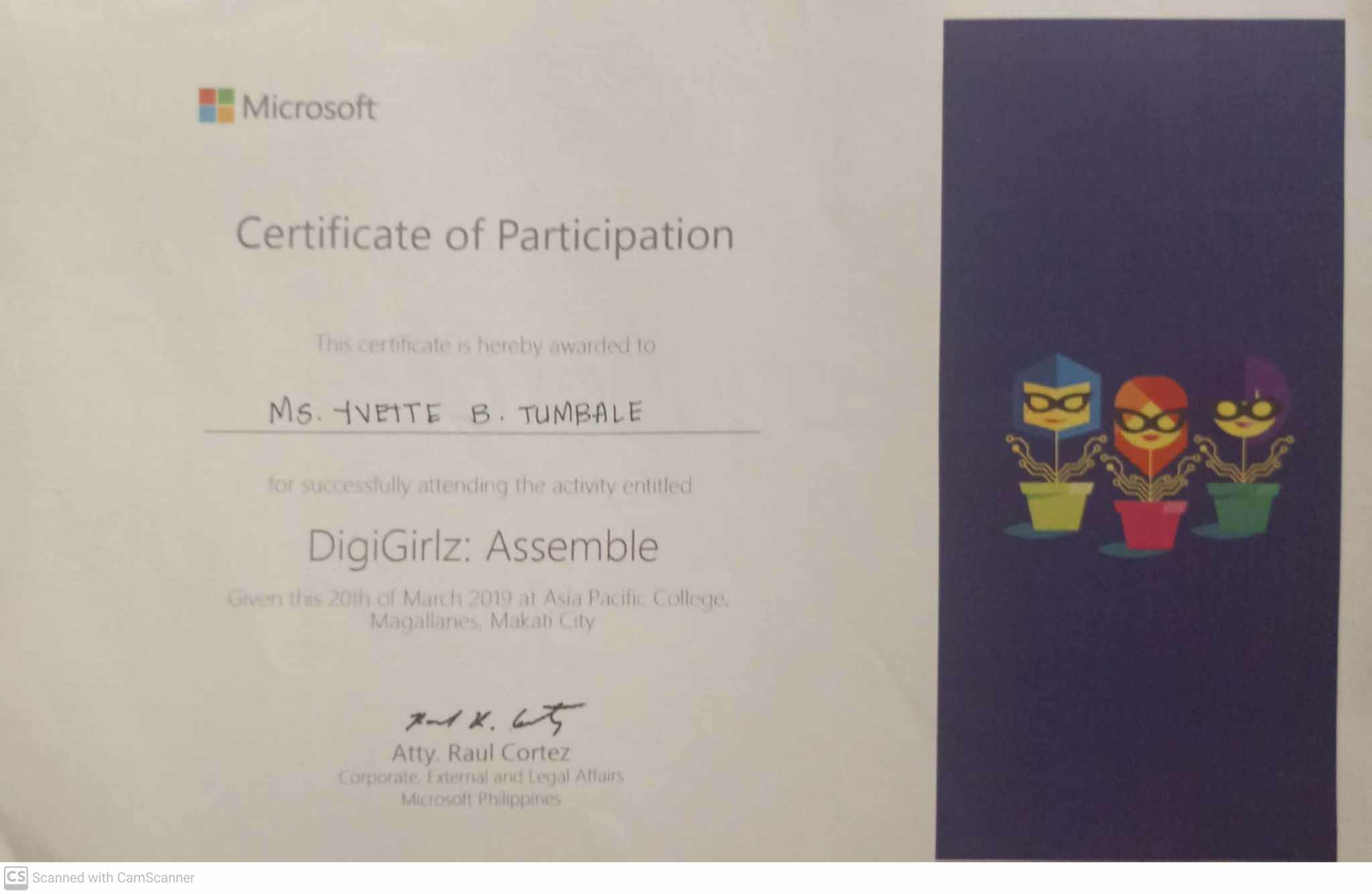 Microsoft DigiGirlz Symposium