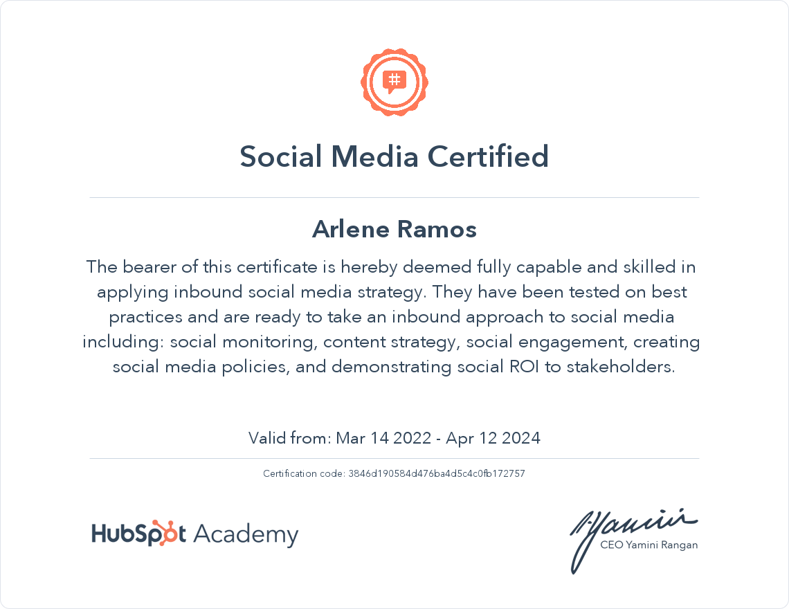 Social Media Certified