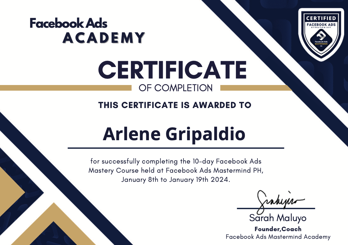 Facebook Ads Mastery Course