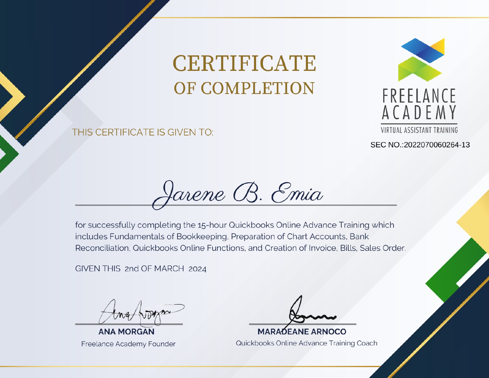 Quickbooks Certified