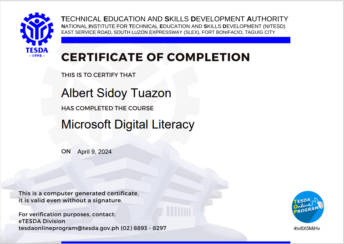 Microsoft Digital Literacy