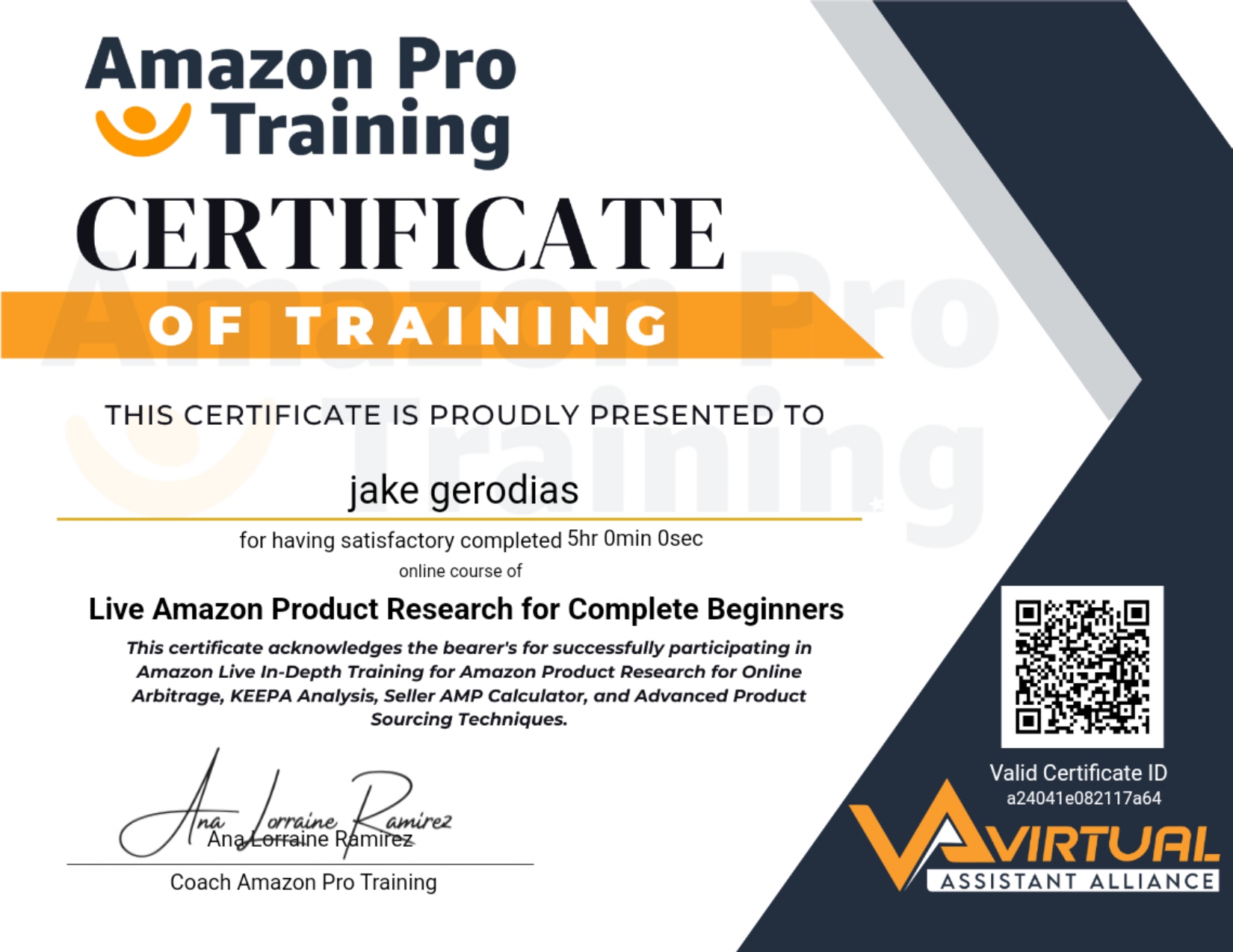VAA - Amazon Product Research