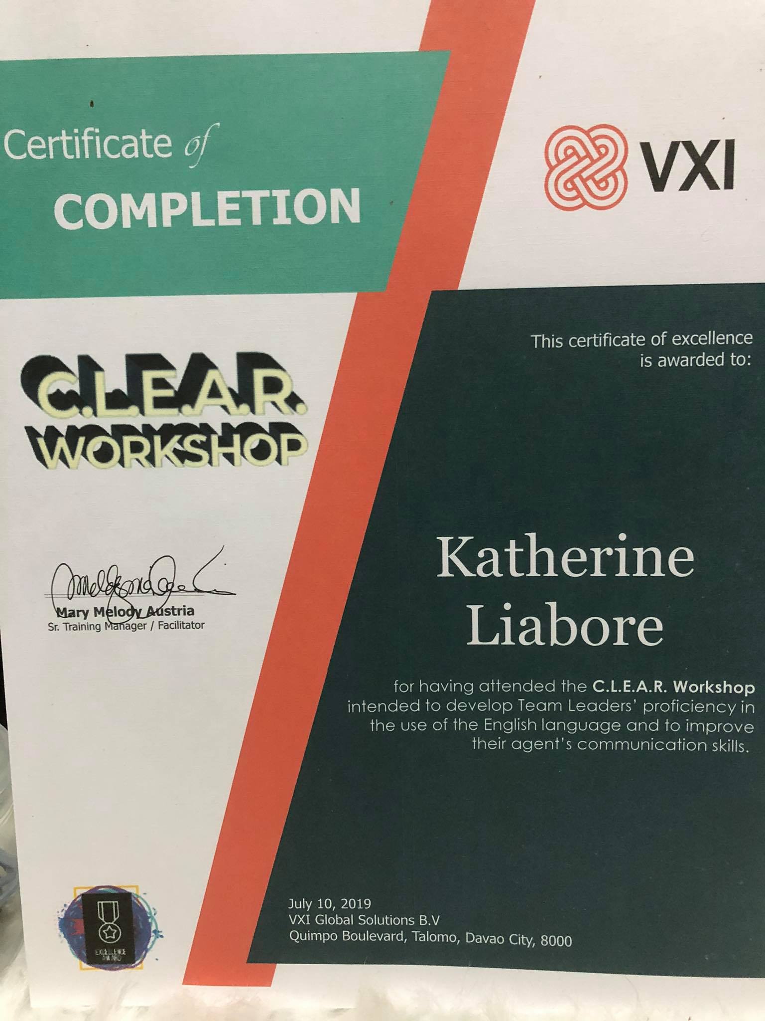 CLEAR WORKSHOP