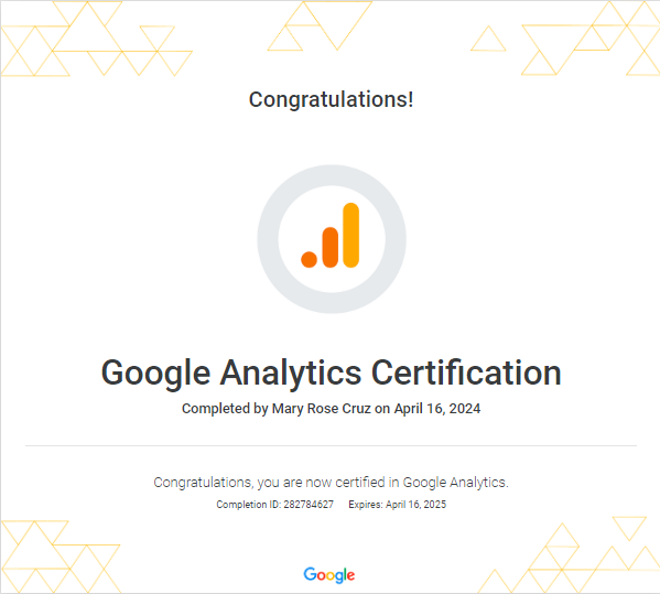 Google Analytics Certification