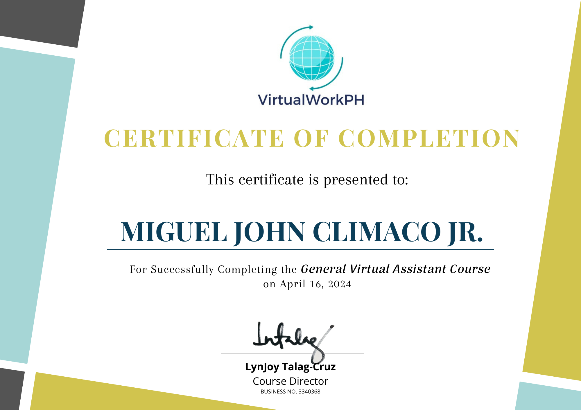 General Virtual Assistant VirtualWorkPH