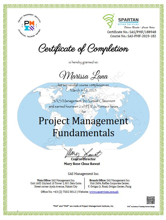 Project Management Fundamentals