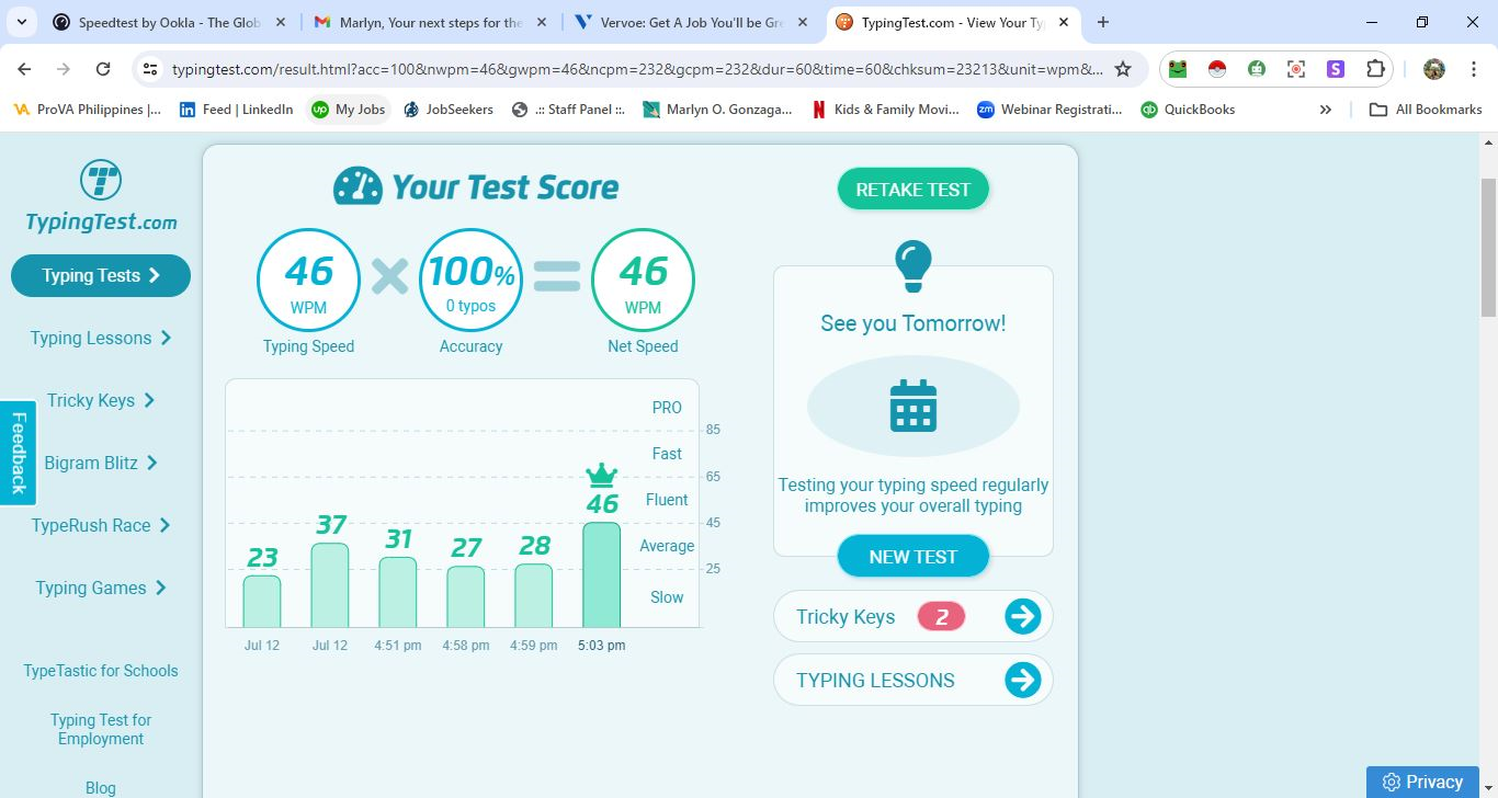 TYPING TEST