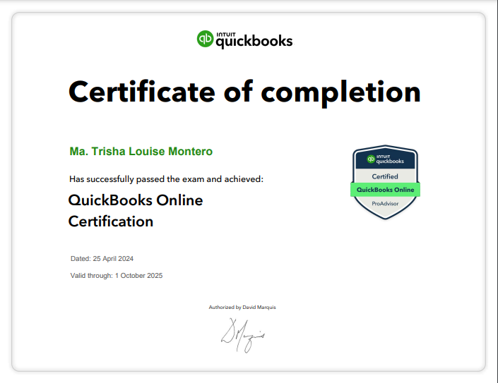 QuickBooks Online Certification