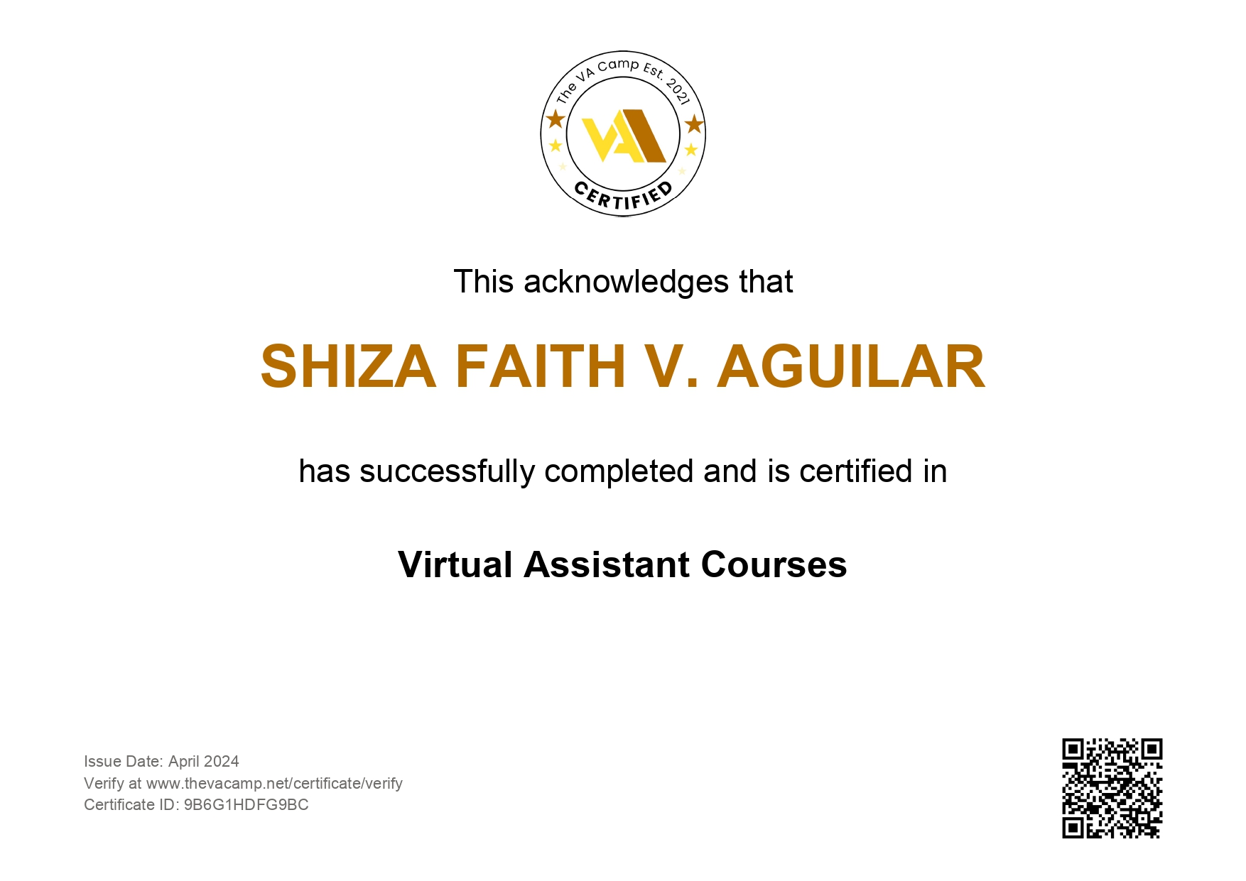 Virtual Assistant Course