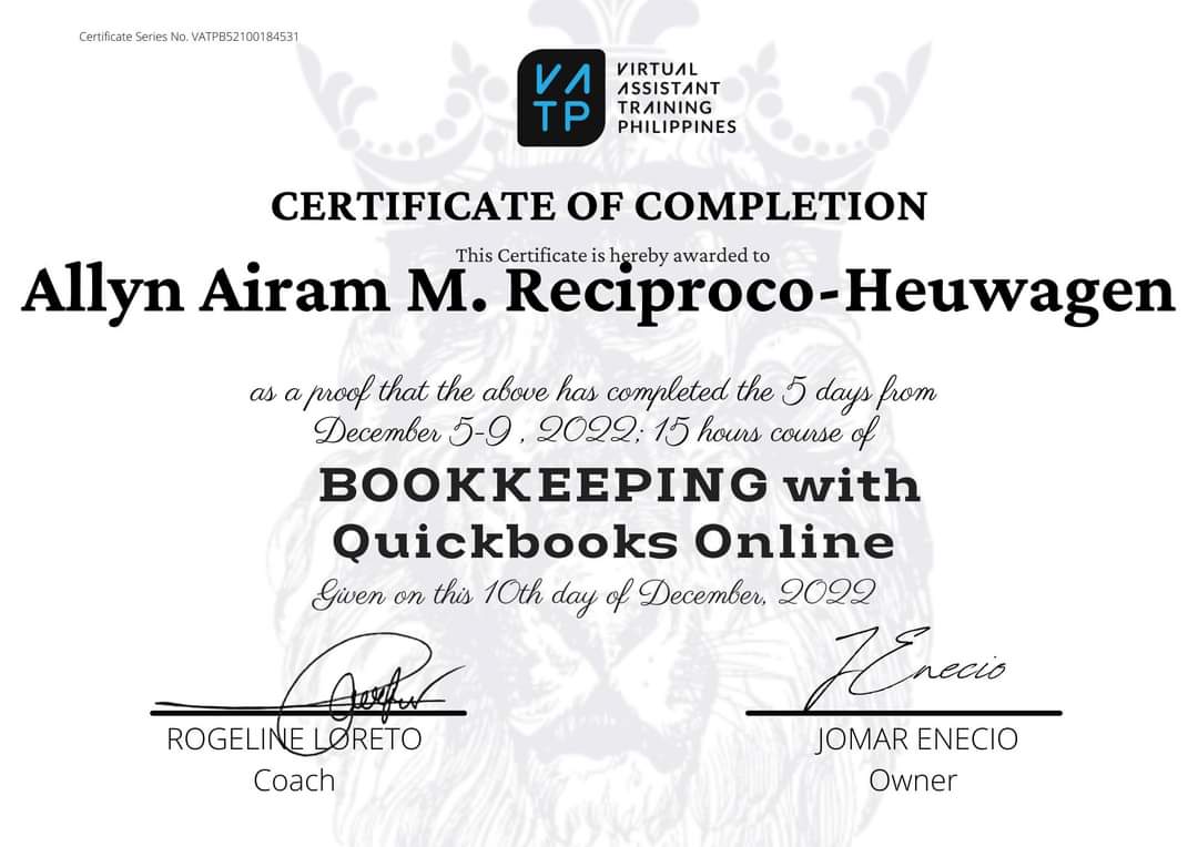 Bookkeeping with Quickbooks Online