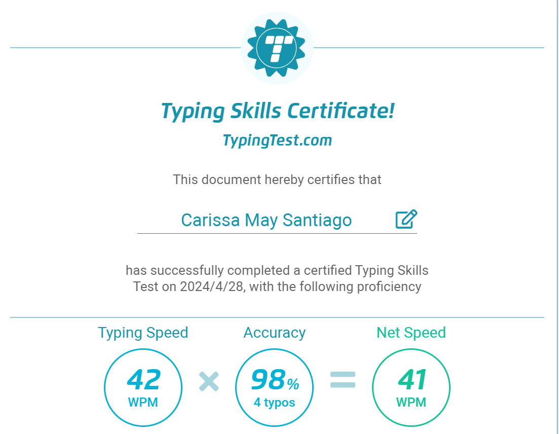 TYPING TEST