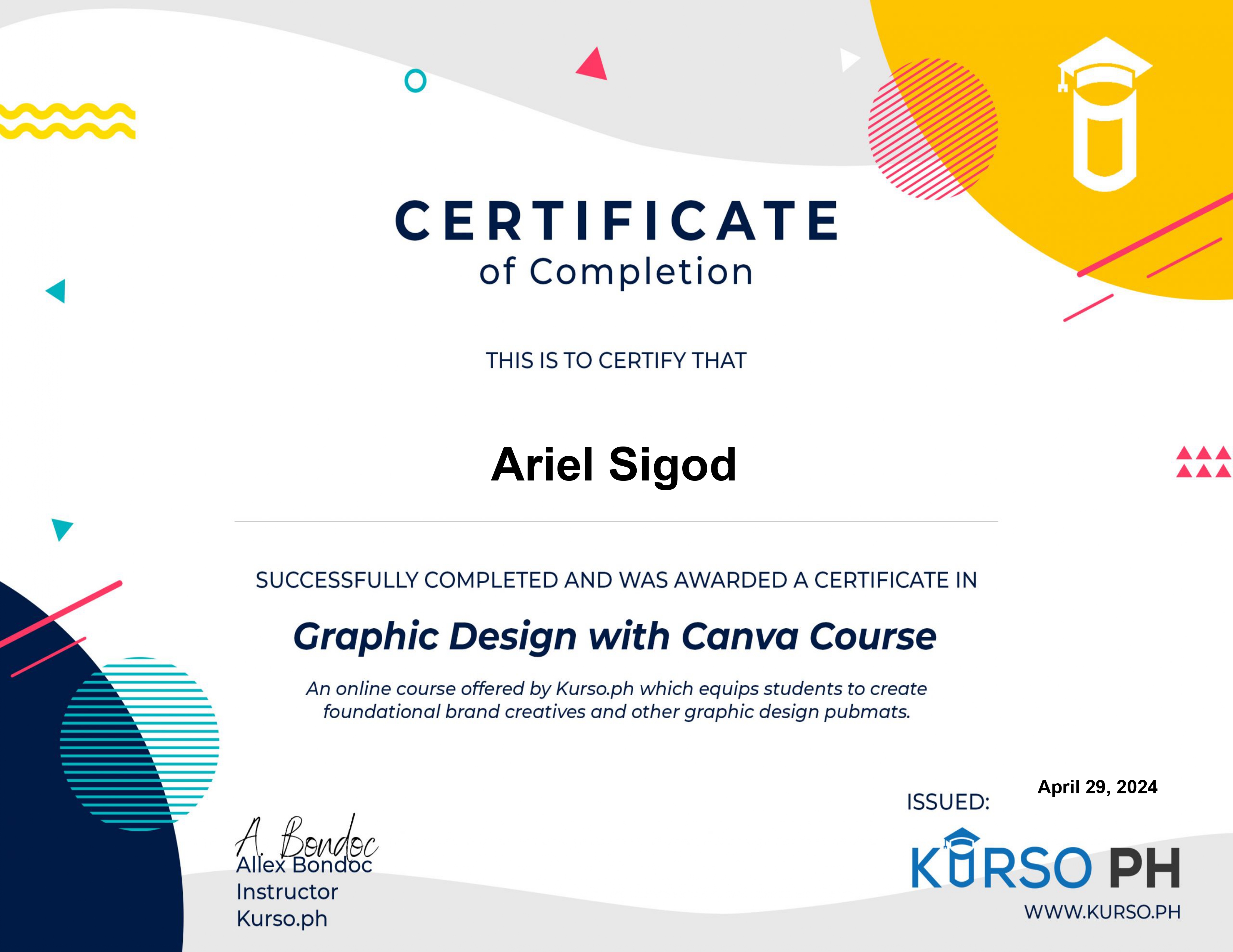 GRAPHIC DESIGN W/ CANVA COURSE