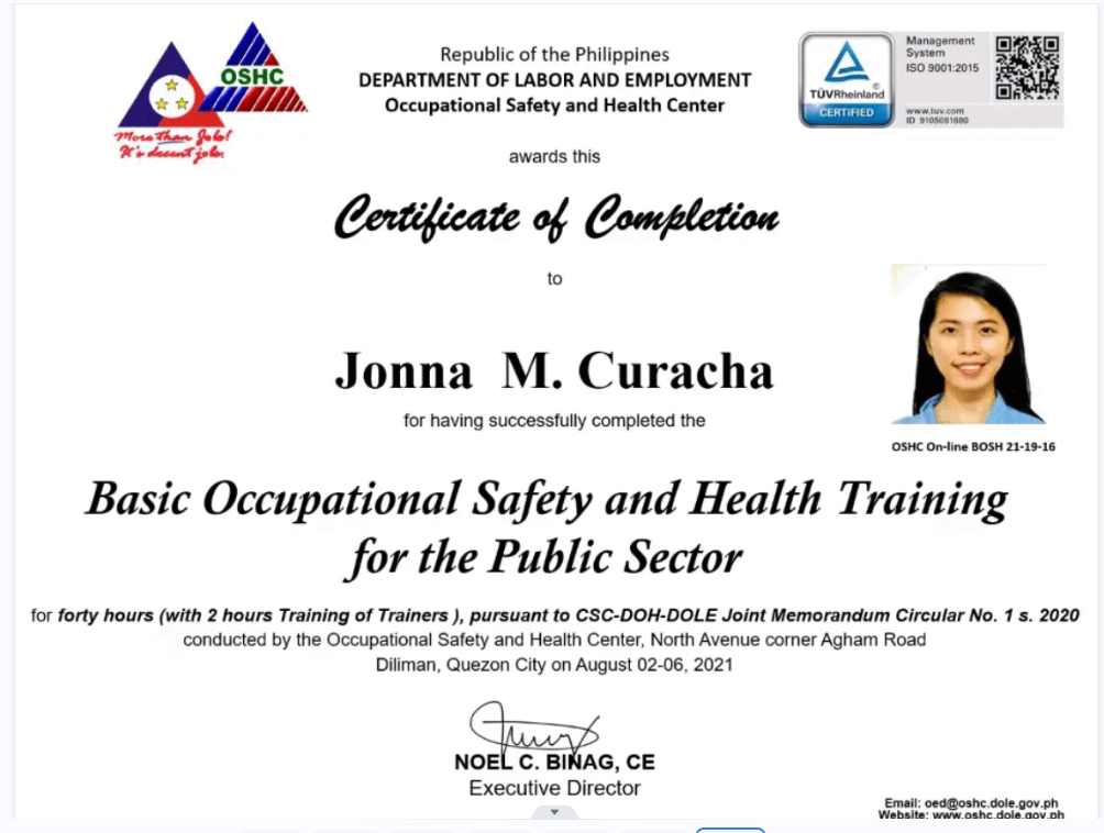 Safety Officer 2