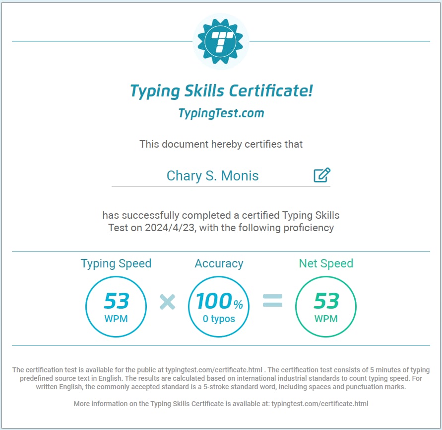 Typing Test