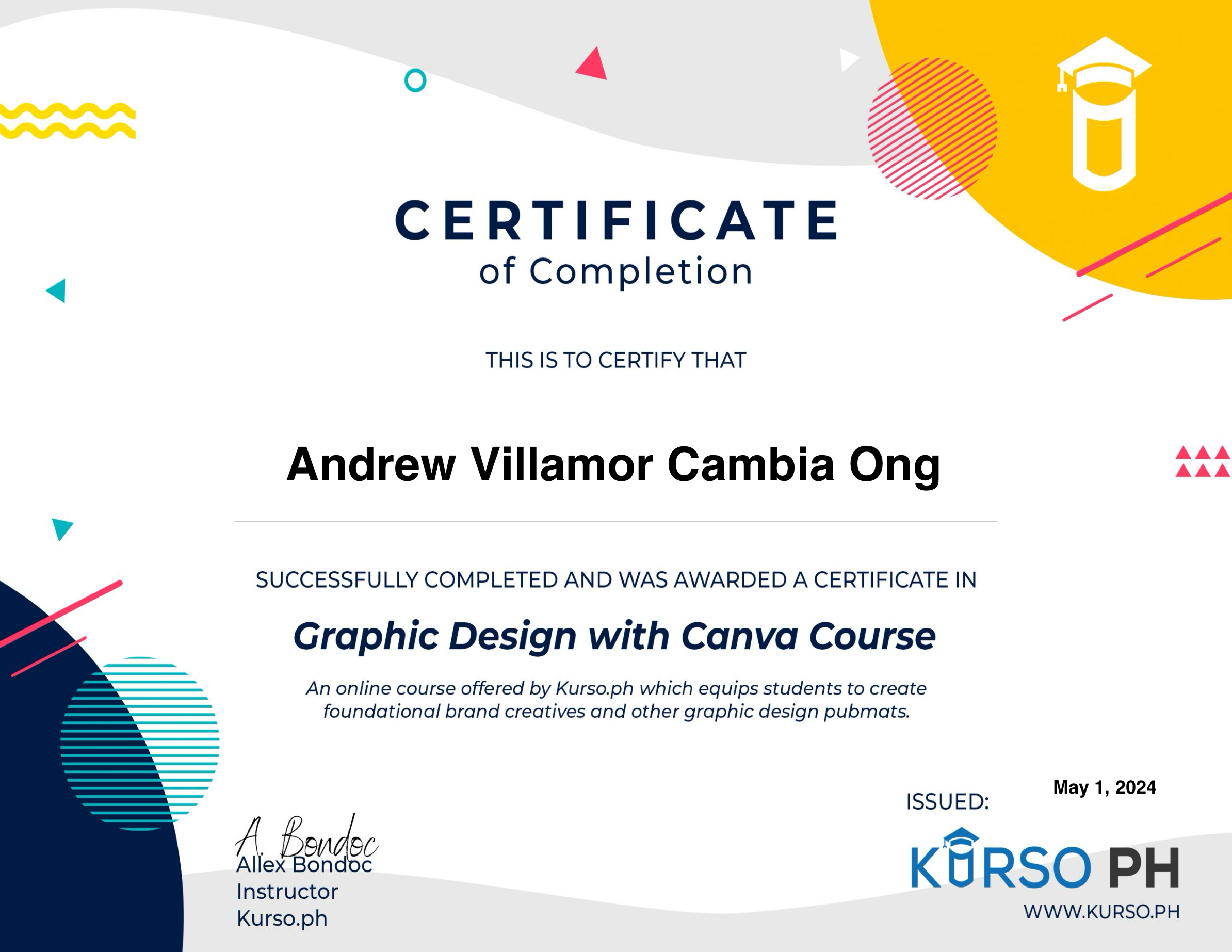 Graphic Design Certificate