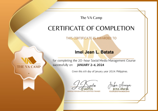 Social Media Management Certificate