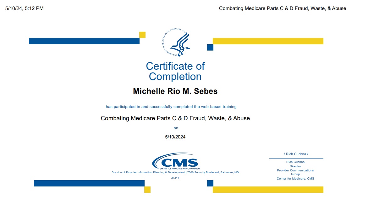 Combating Medicare Parts C & D Fraud, Waste, & Abuse