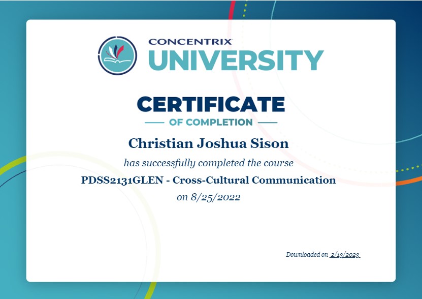 Concentrix - Cross Cultural Communication