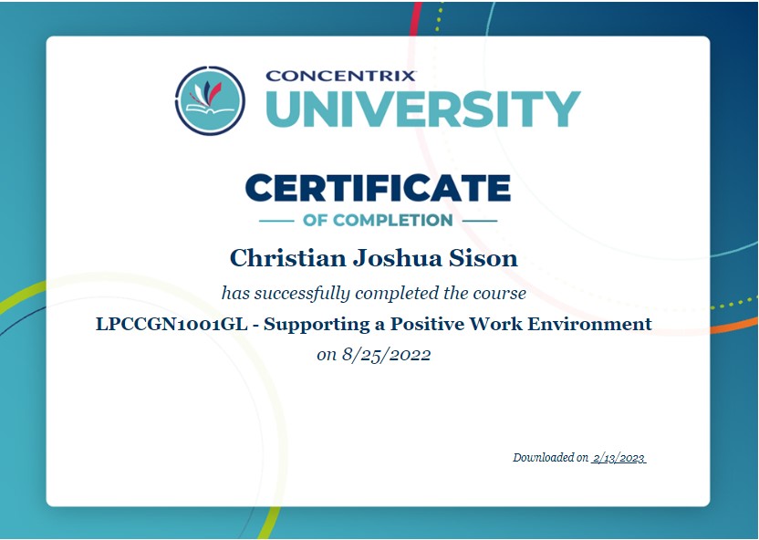 Concentrix - Supporting a Positive Work Environment