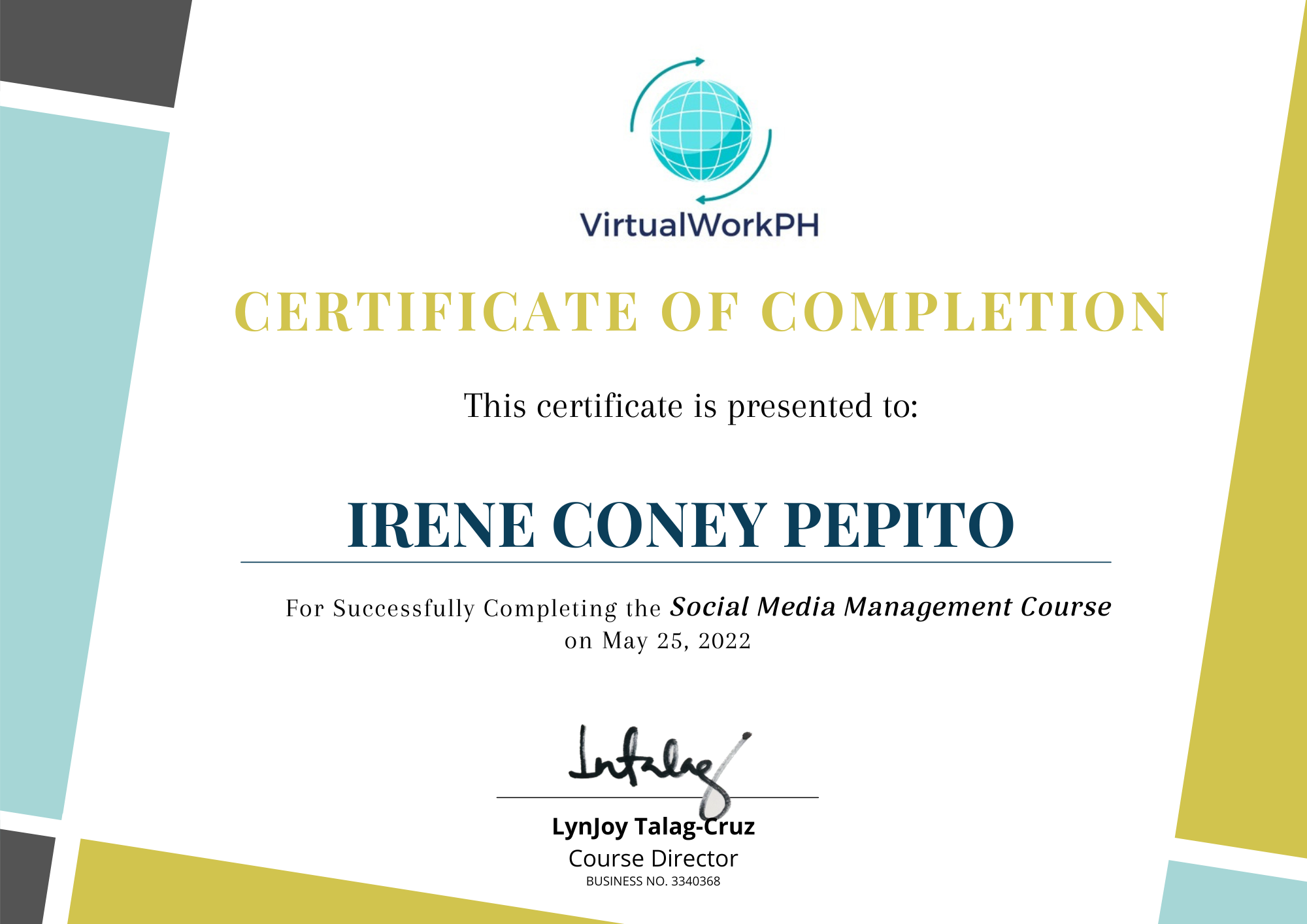 SOCIAL MEDIA MANAGEMENT COURSE