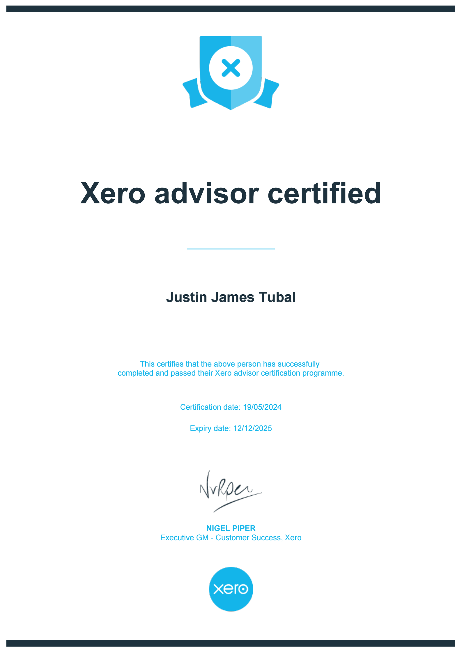 Certified Xero Advisor