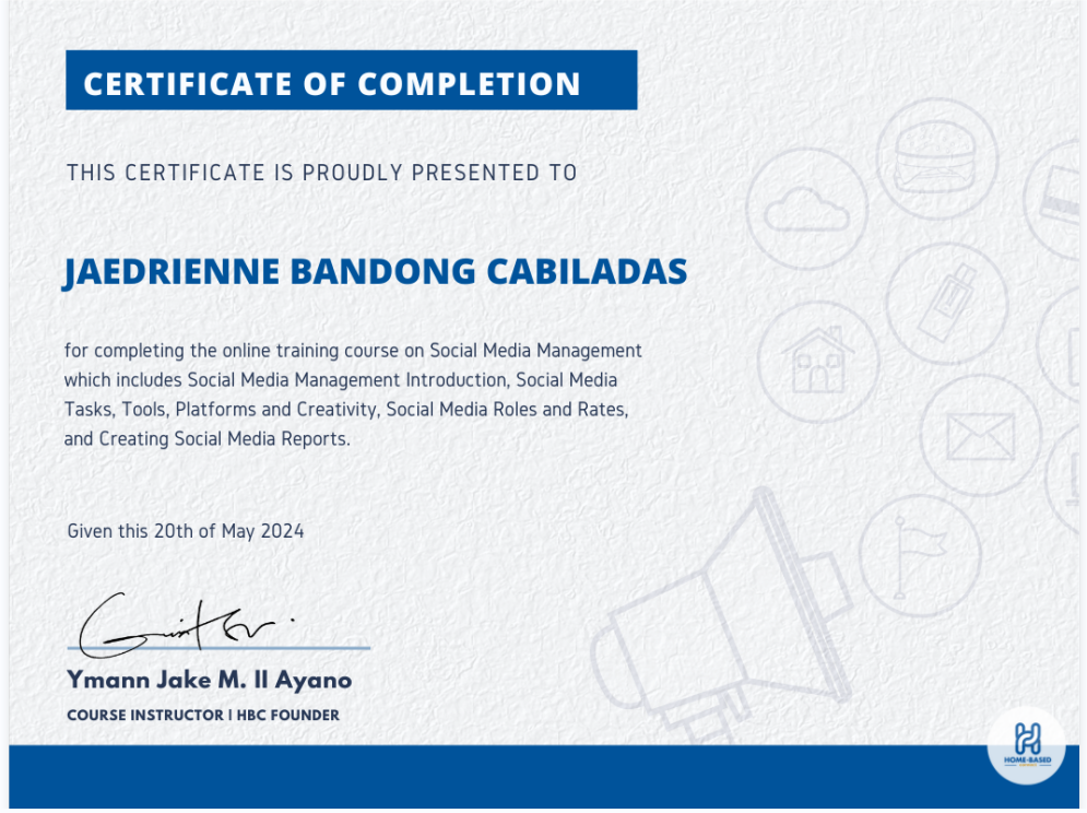 Social Media Management Certificate