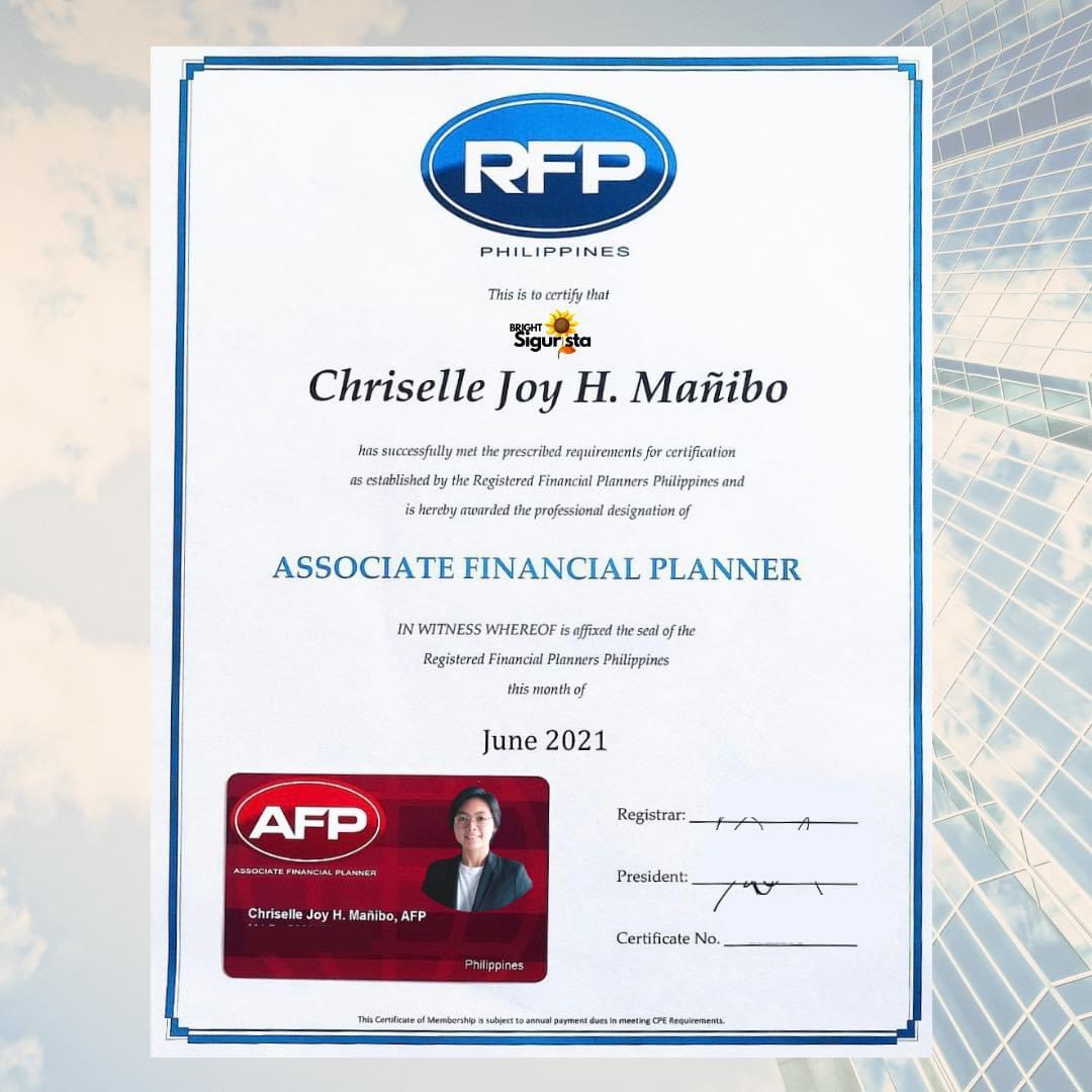 Associate Financial Planner | June 2021