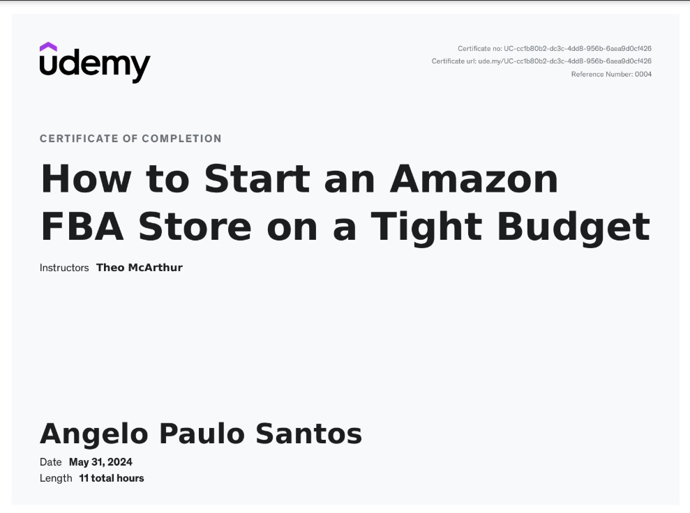 Udemy Amazon Training