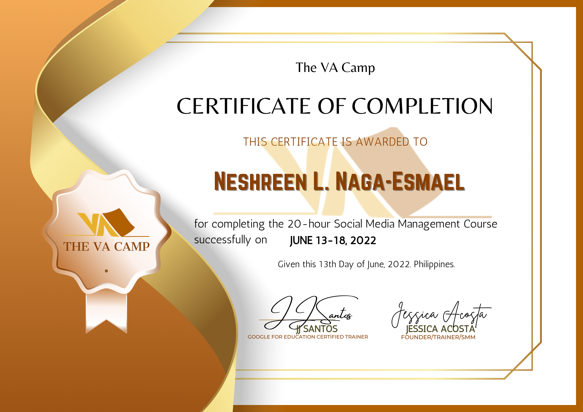 Social Media Management Certificate