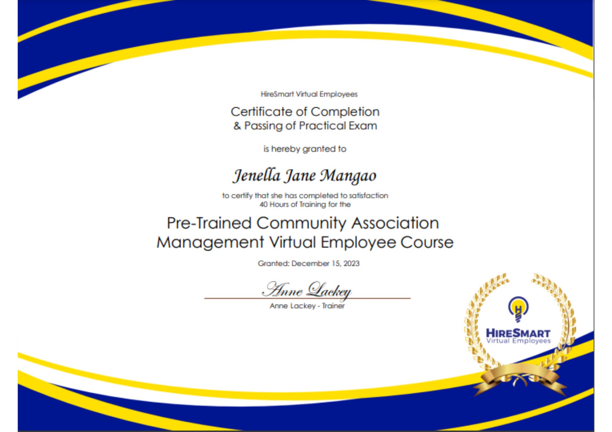 Community Associations Management Course