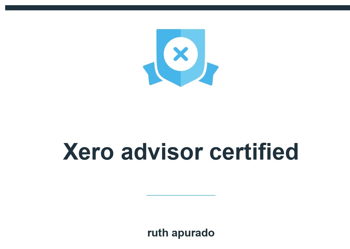 Xero Advisor Certificate