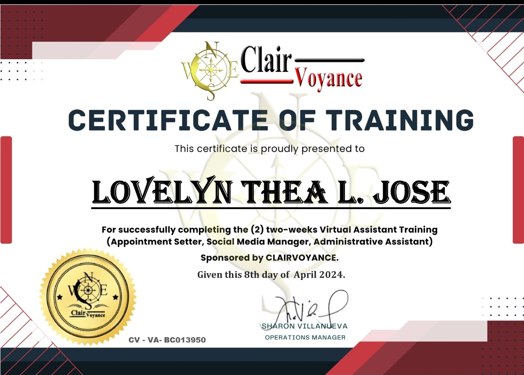 General Virtual Assistant Certificate