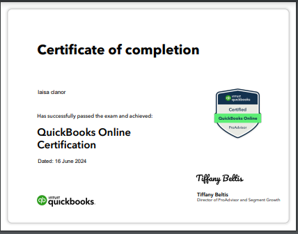 quickbooks certification