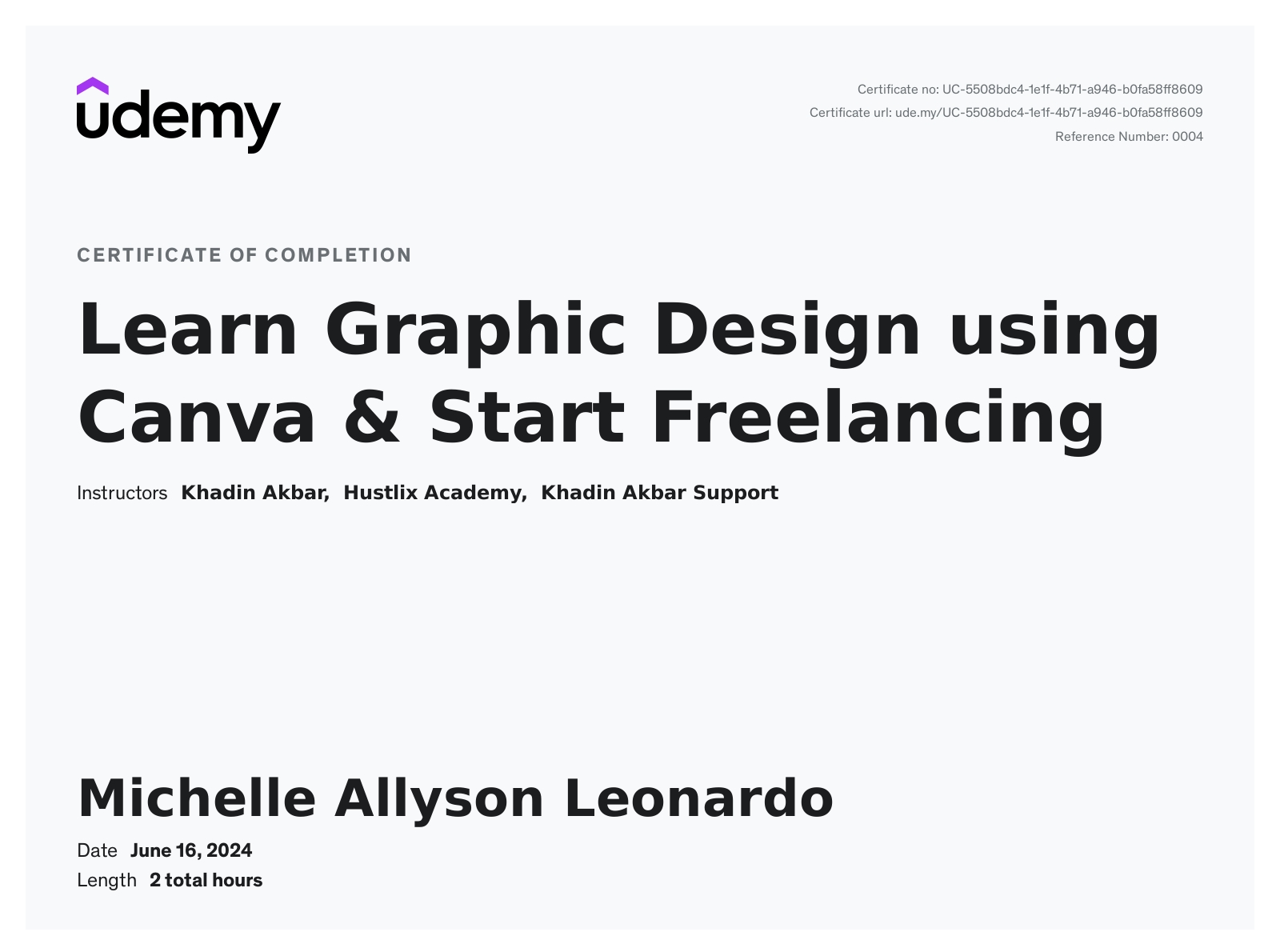 CANVA Graphic Design Course