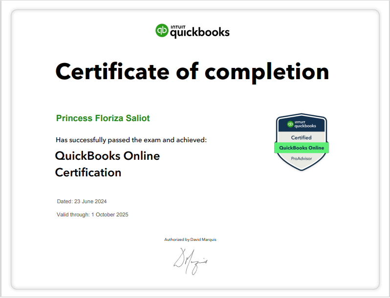 Quickbooks ProAdvisor